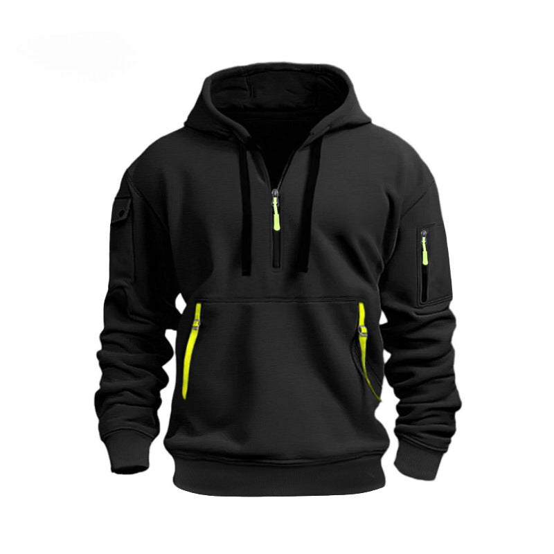 Sweat à capuche confortable et tendance avec fermeture zip