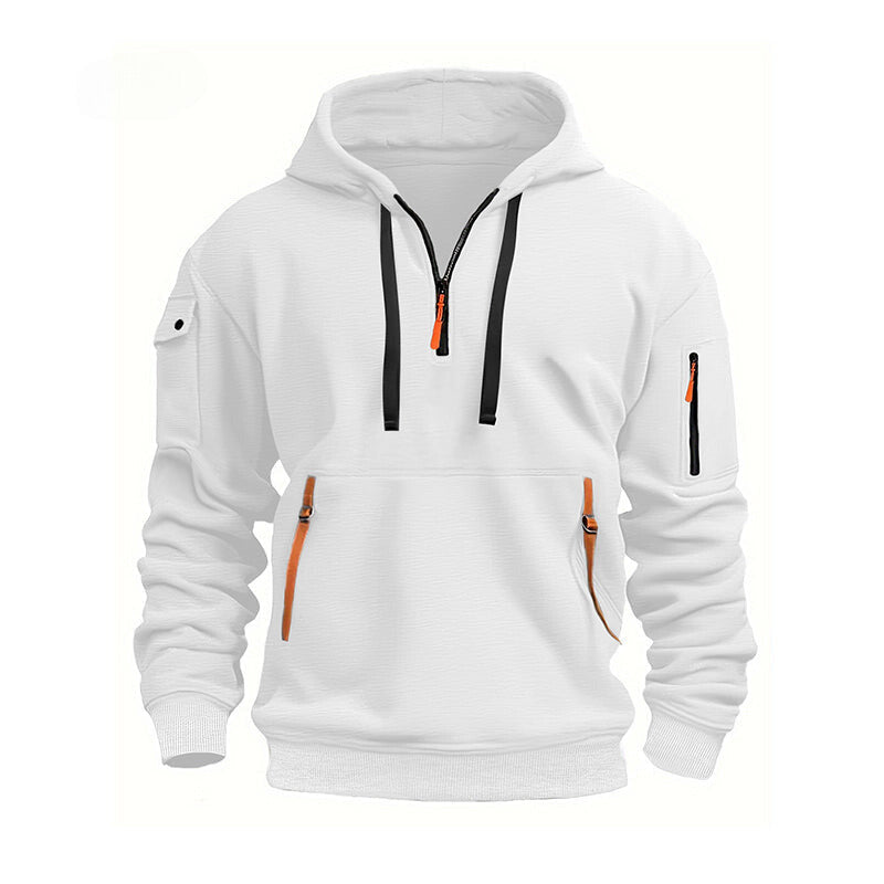 Sweat à capuche confortable et tendance avec fermeture zip