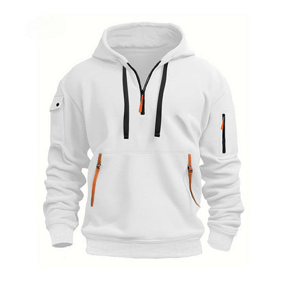 Sweat à capuche confortable et tendance avec fermeture zip