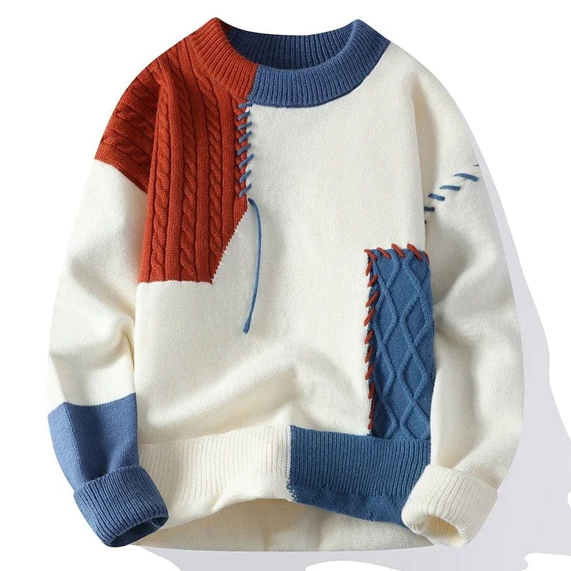 Pull Tricoté Coloré Pour Femme - LuxeStyle