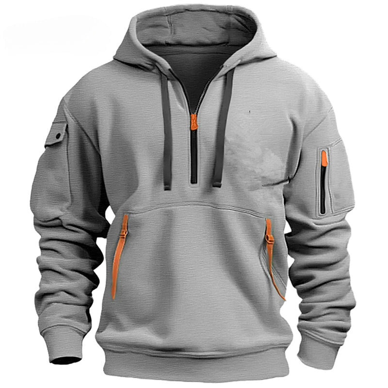 Sweat à capuche confortable et tendance avec fermeture zip
