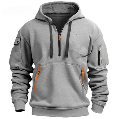 Sweat à capuche confortable et tendance avec fermeture zip