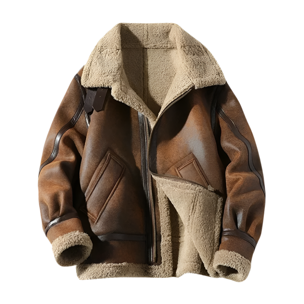 Veste Pratique à Manches Longues et Col Renforcé