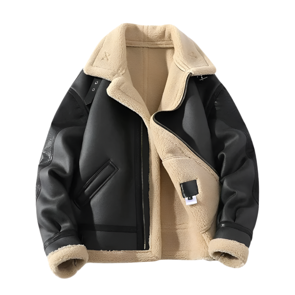 Veste Pratique à Manches Longues et Col Renforcé