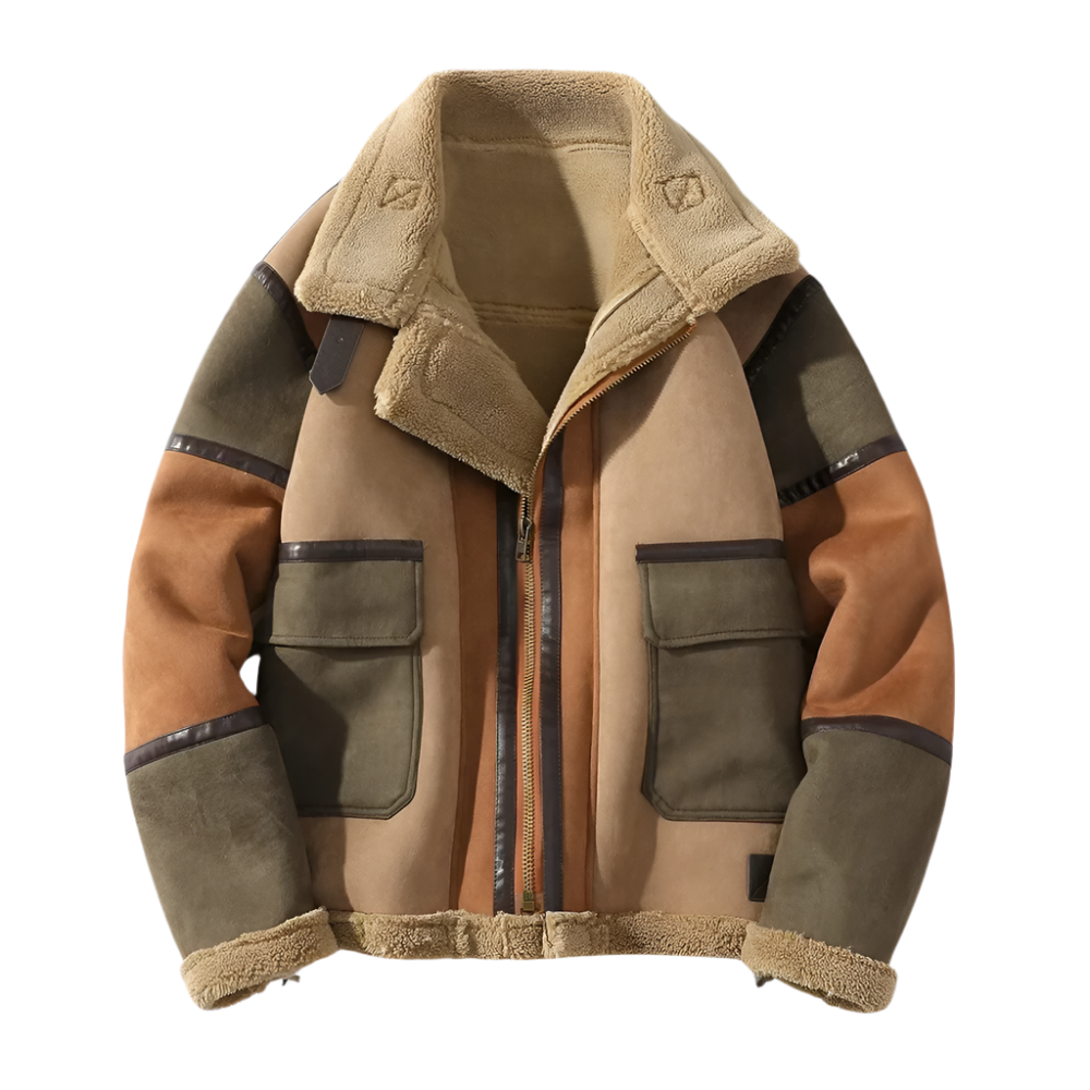 Veste Pratique à Manches Longues et Col Renforcé