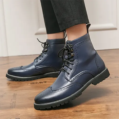 Bottes Lacets Classiques Élégantes - LuxeStyle