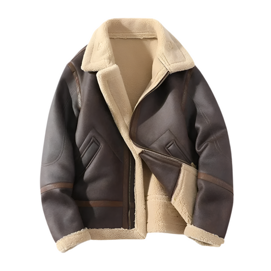 Veste Pratique à Manches Longues et Col Renforcé - LuxeStyle