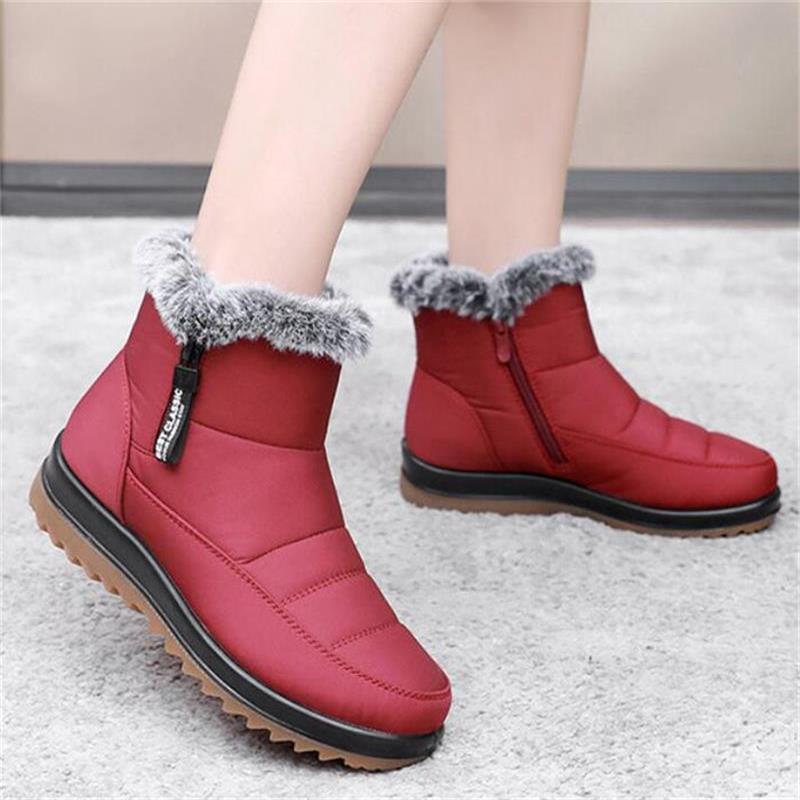 Bottes Femme avec semelle caoutchouc antidérapante - BlxckFR