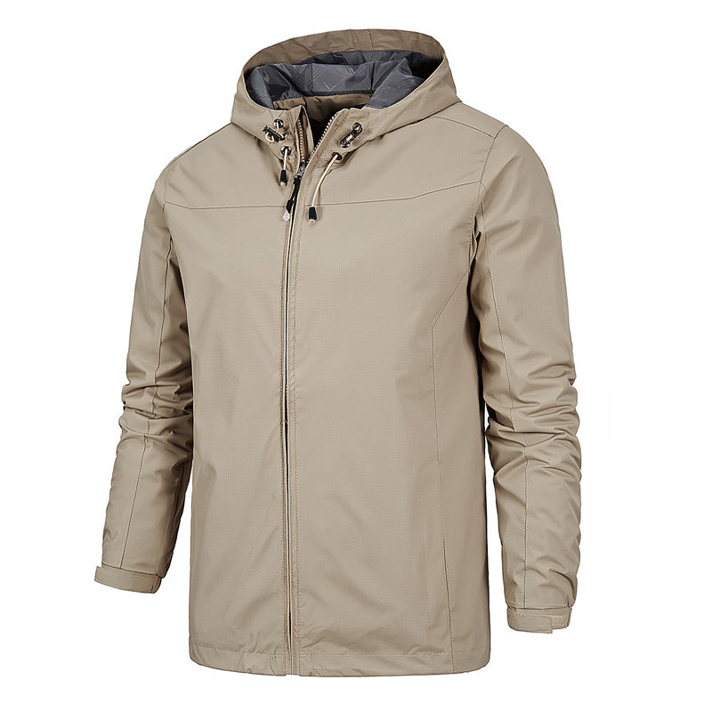 Veste de pluie robuste et étanche pour homme