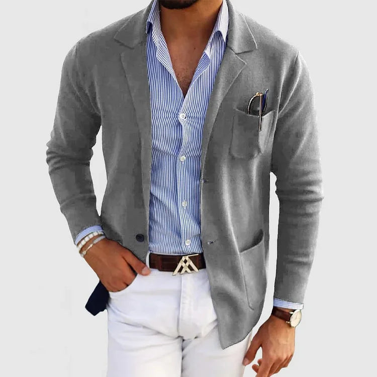 Blazer Homme Élégant Taille Slim