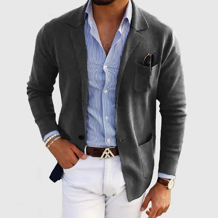 Blazer Homme Élégant Taille Slim