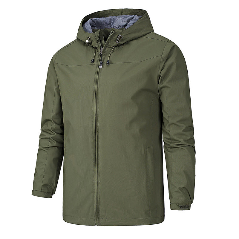 Veste de pluie robuste et étanche pour homme