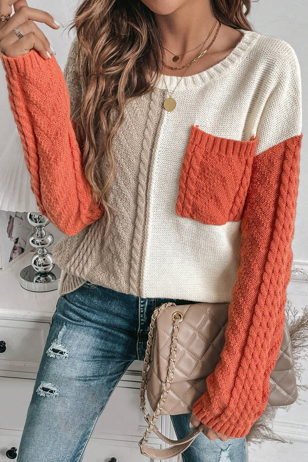 Pull Femmes Coloré Décontracté Quotidien