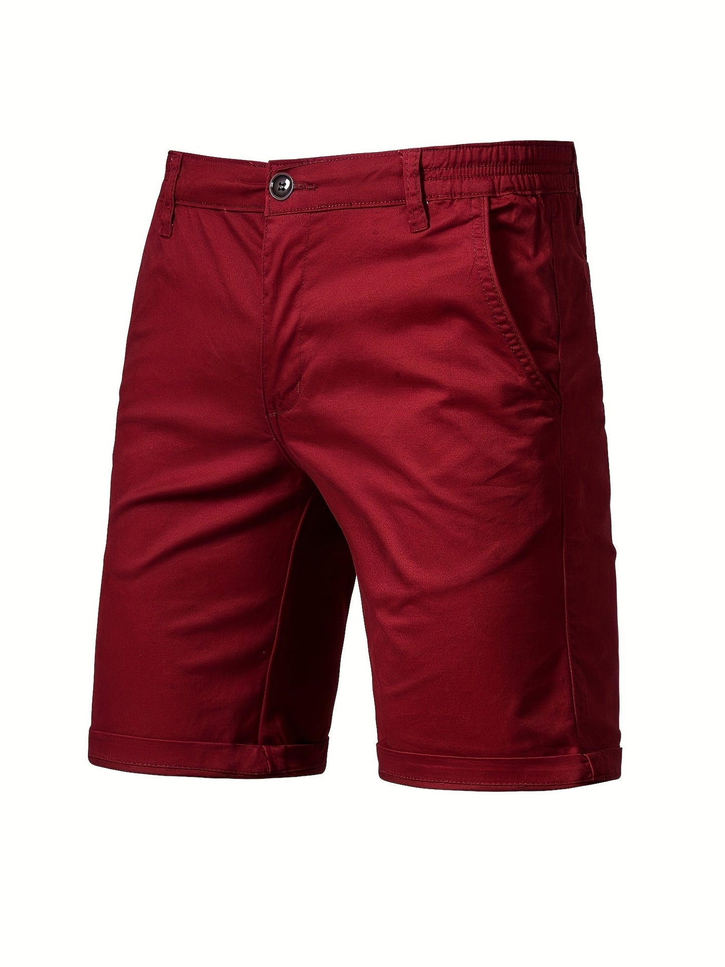 Short Décontracté Homme Coton Élastiqué Gris