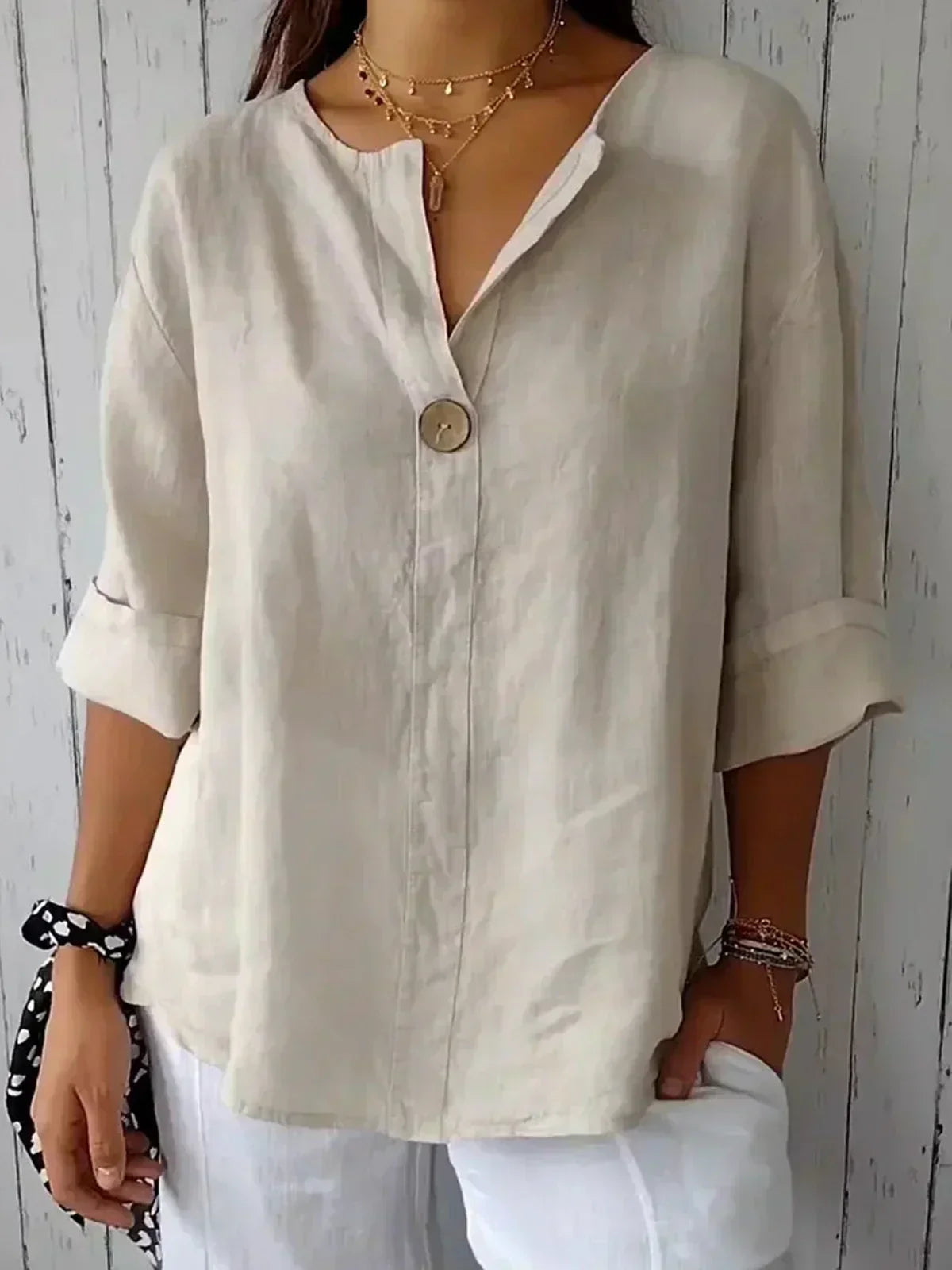 Blouse Élégante Décolletée Pour Femme Été - LuxeStyle