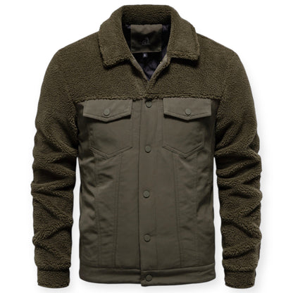 Veste Hivernale Chaude avec Fermeture Éclair pour Homme