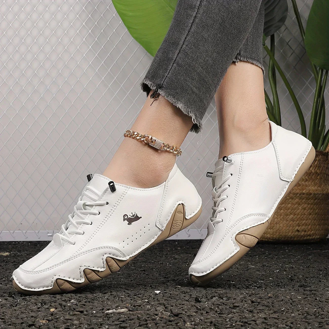 Chaussures Homme Désinvoltes à Lacets – Style Minimaliste avec Semelle Gravée