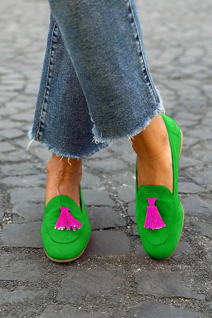 Mocassins Femmes à Paillettes Élégants pour Tous les Jours