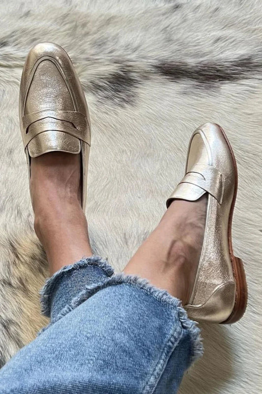Mocassins Chic Femmes Bout Arrondi pour Travail et Ville - LuxeStyle