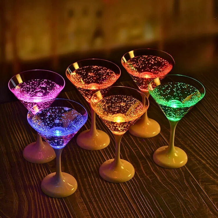 Verres à Vin LED Élégants et Résistants