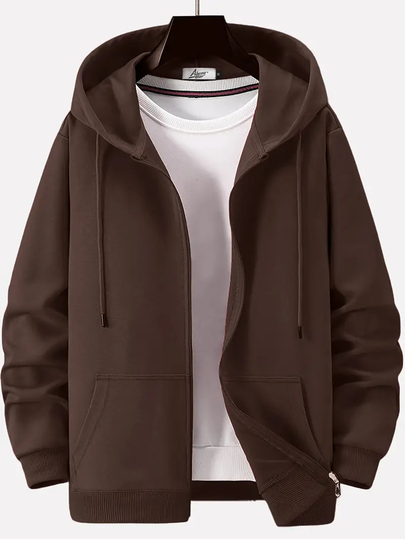 Sweat À Capuche Douillet Pour Hommes Automne Hiver