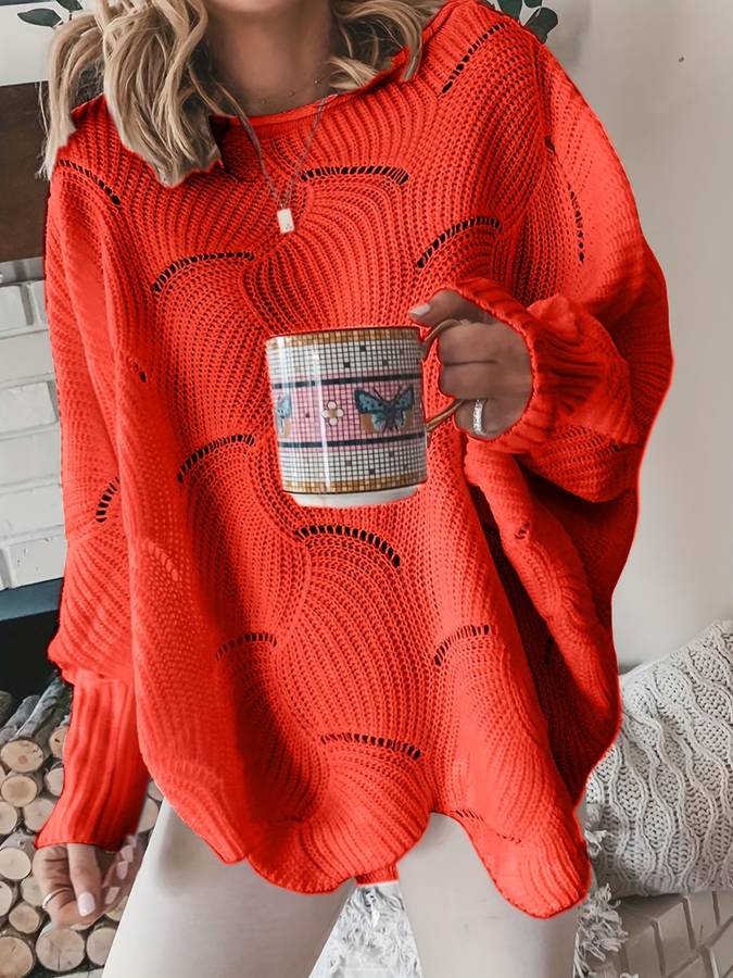 Pull Tricot Chaud pour Femme - Manches Longues Hiver - LuxeStyle