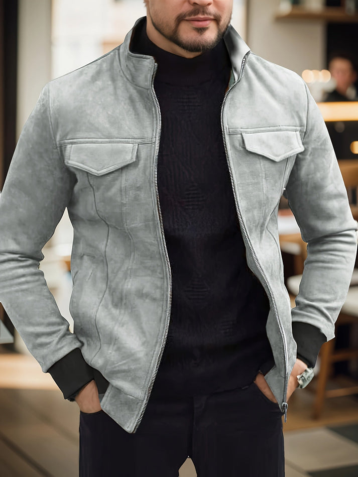 Veste Hiver Chaud et Élégant avec Col Pour Femme et Homme
