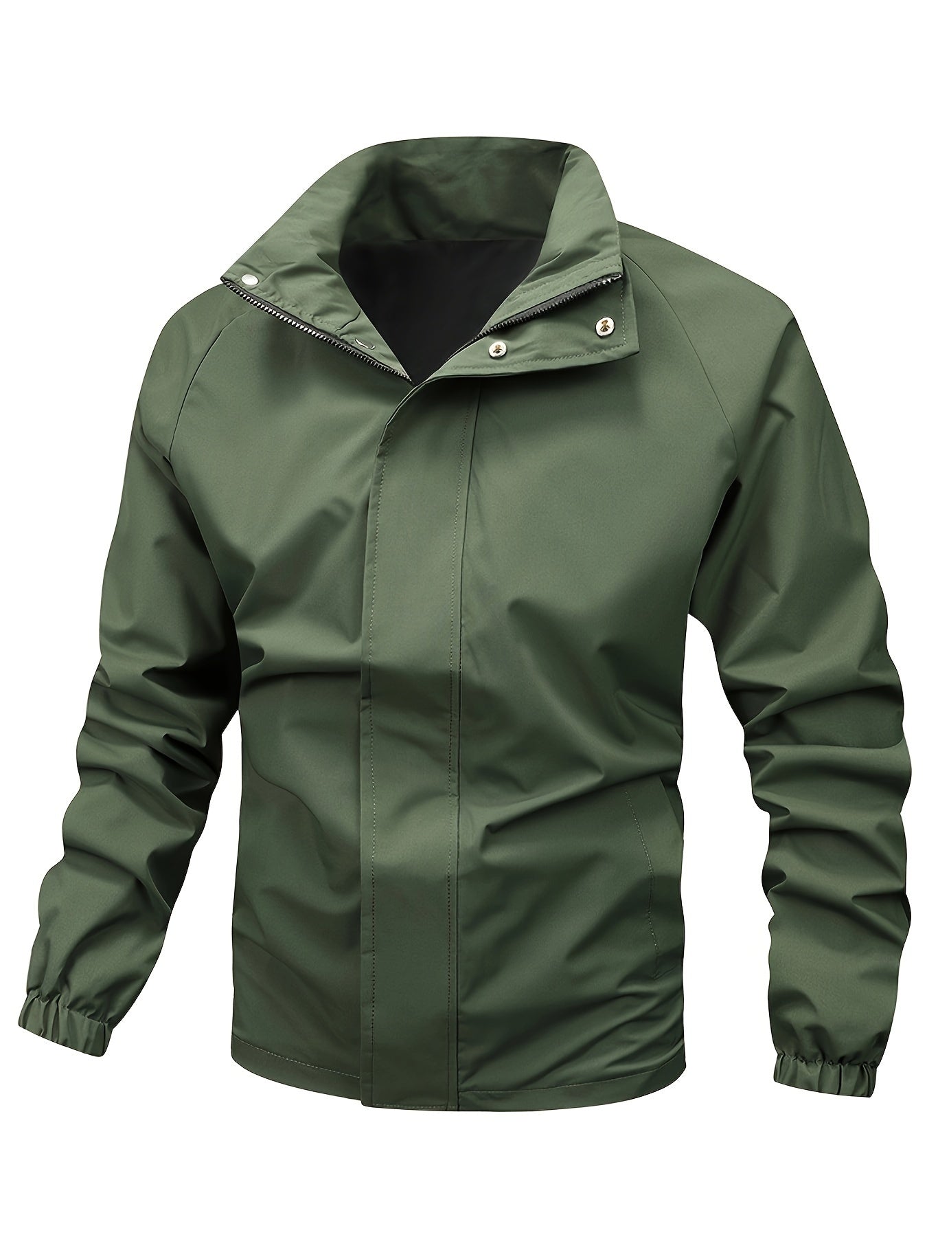 Veste de pluie homme verte étanche - LuxeStyle