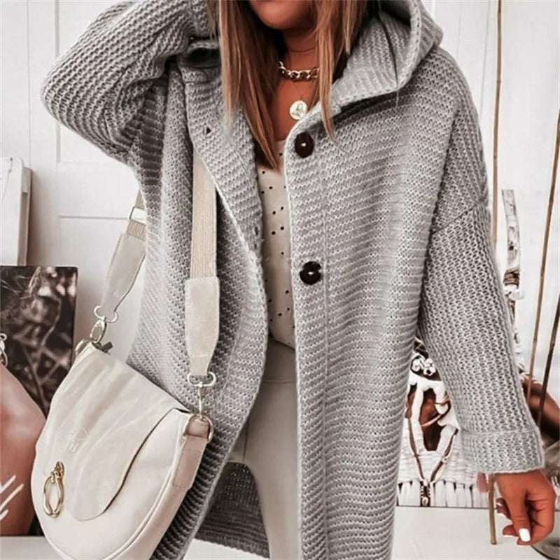 Manteau femme rose foncé épais capuche