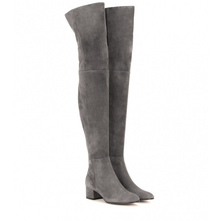 Bottes Hautes Élégantes Femme Automne Hiver