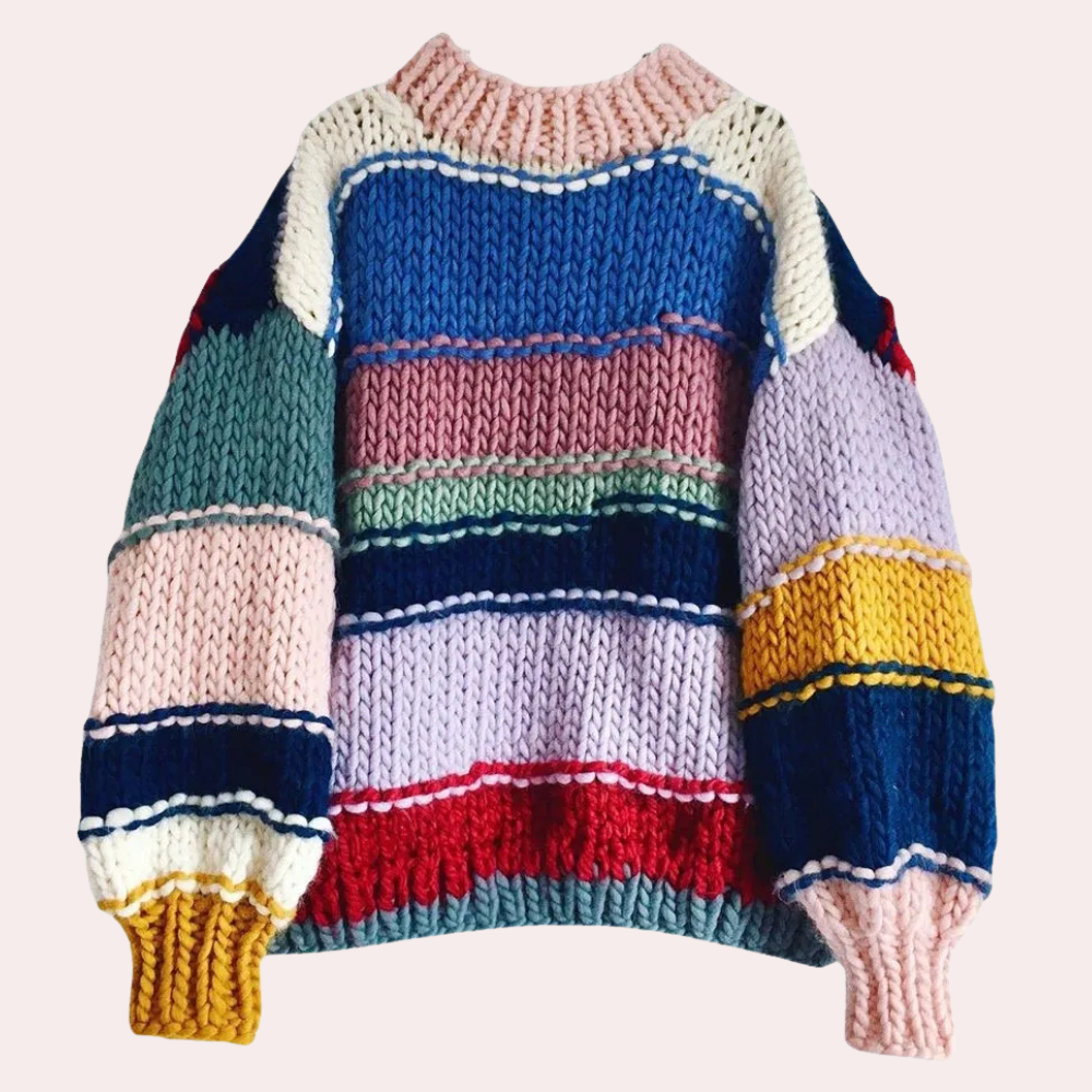 TEIA - Pull Tricoté Éclatant pour Femmes