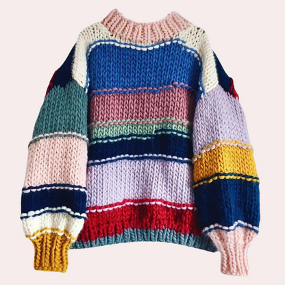 TEIA - Pull Tricoté Éclatant pour Femmes