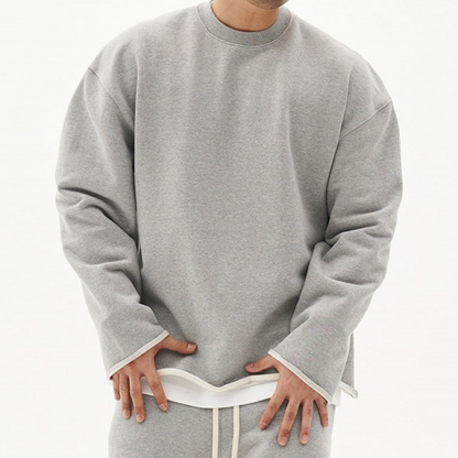 Pull Homme Classique Col Rond Confortable