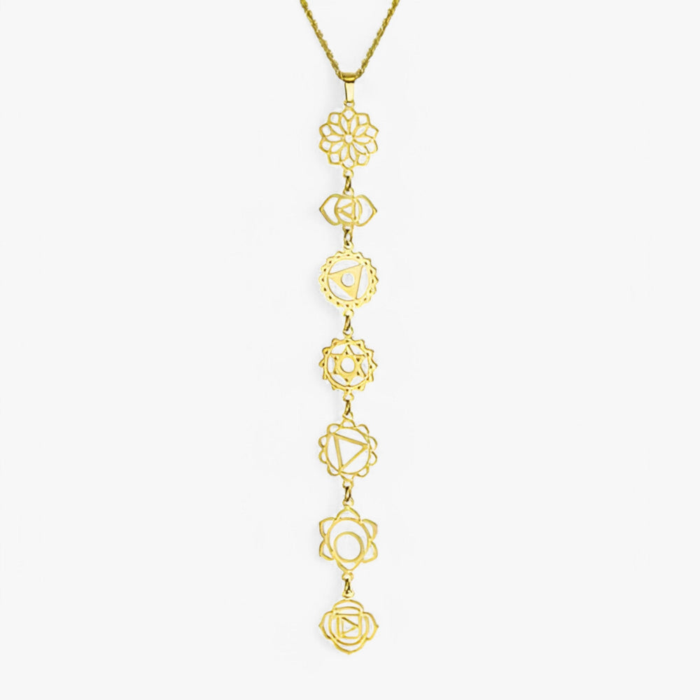 Collier Chakra Équilibre avec Pendentif Femmes Divines - LuxeStyle