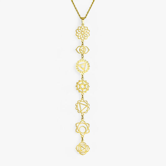 Collier Chakra Équilibre avec Pendentif Femmes Divines - LuxeStyle