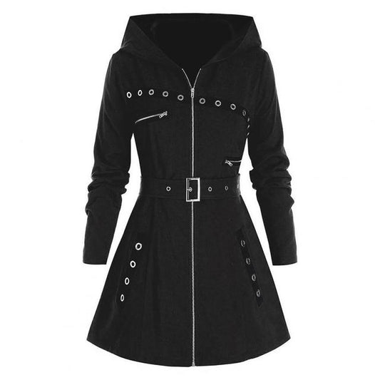 Manteau Élégant Hiver avec Capuche pour Femme - LuxeStyle