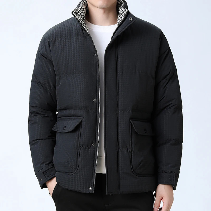 Veste Hiver Élégante Fermeture Éclair pour Homme - LuxeStyle