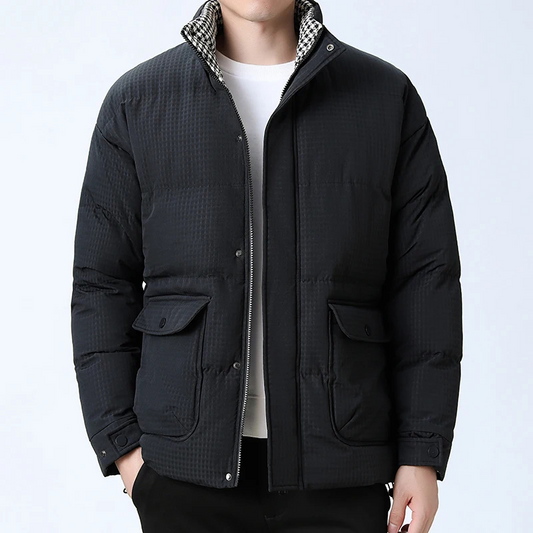 Veste Hiver Élégante Fermeture Éclair pour Homme - LuxeStyle