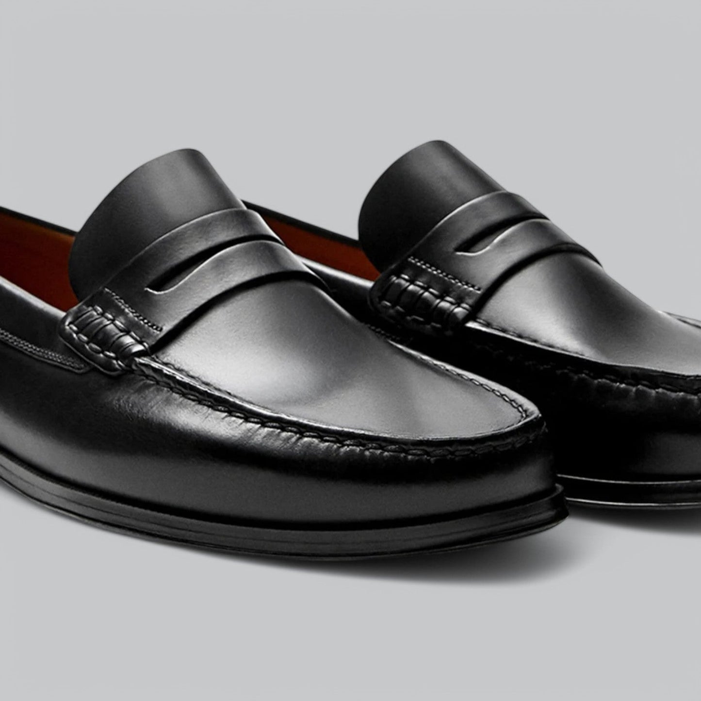 Mocassins Cuir Homme Élégant - Chaussures Découvertes Confort pour Tenues Urbaines