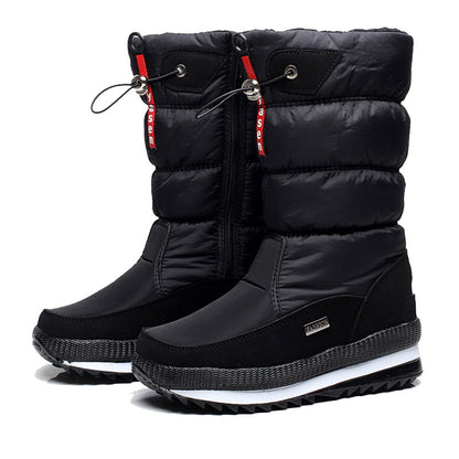 Bottes Hiver Chaudes et Stabilisantes pour Femme