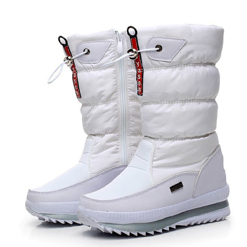 Bottes Hiver Chaudes et Stabilisantes pour Femme