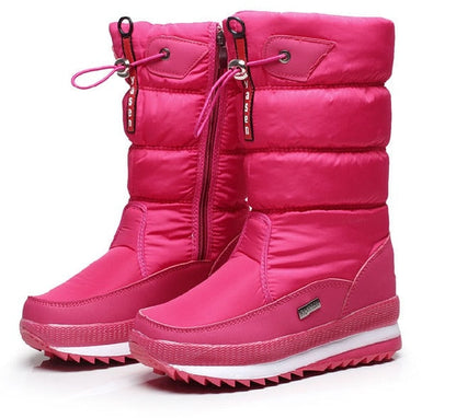 Bottes Hiver Chaudes et Stabilisantes pour Femme