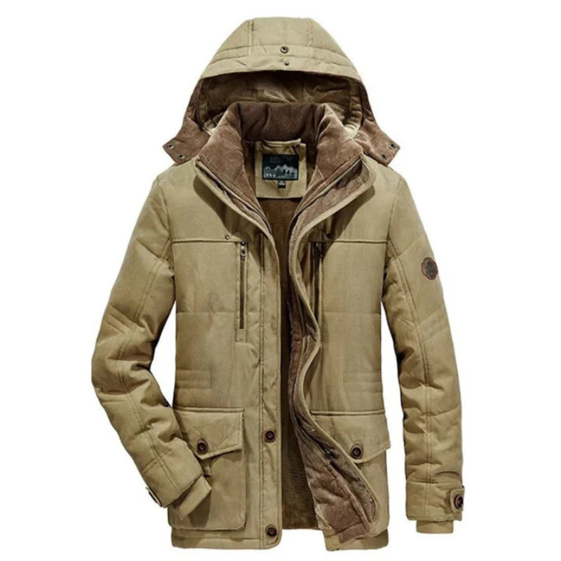 Veste Hiver Chaude pour Homme avec Capuche - LuxeStyle