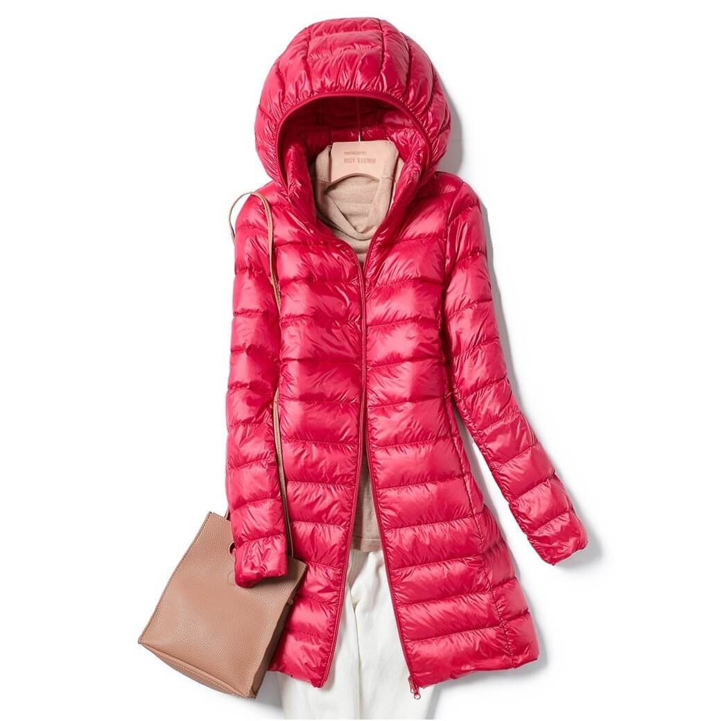 Manteau Femme Hiver Douillet avec Capuche Enlévable