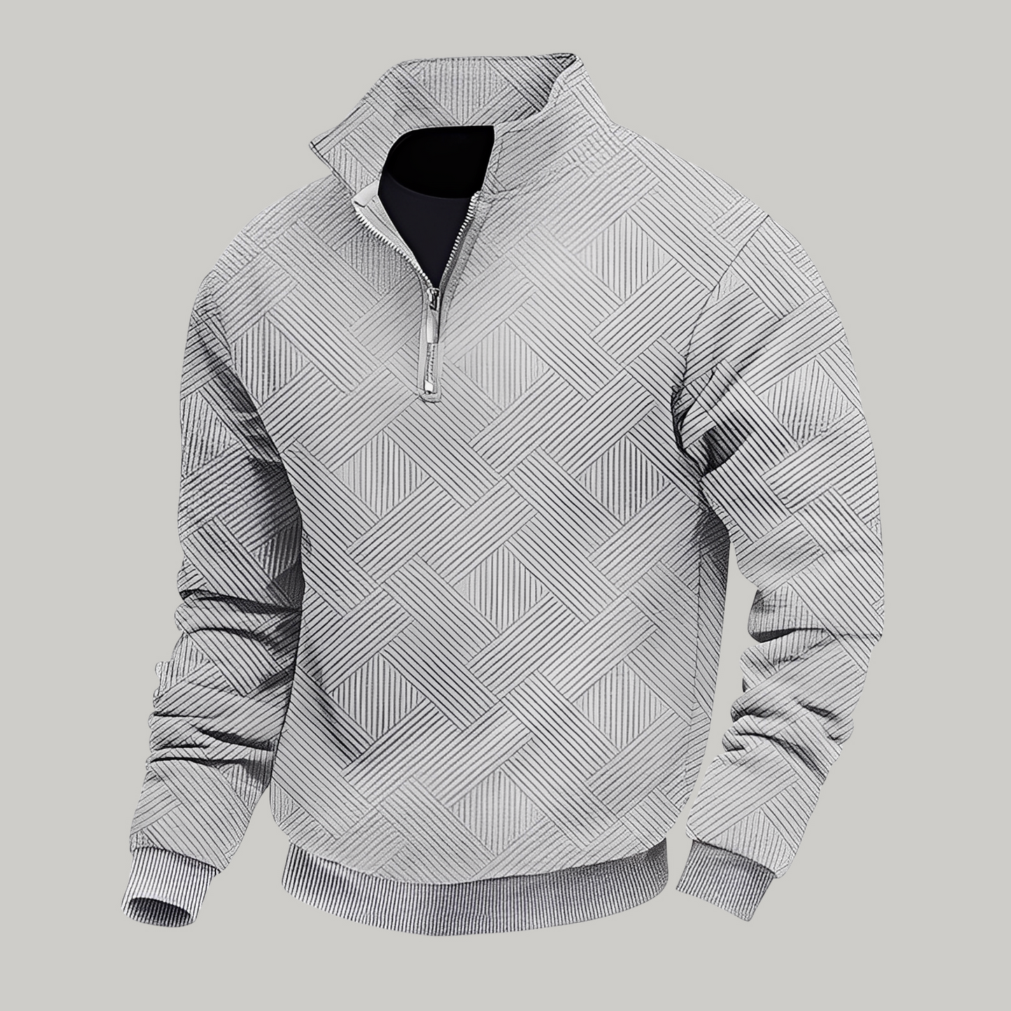 Pull Homme Zippé Pratique Quotidien