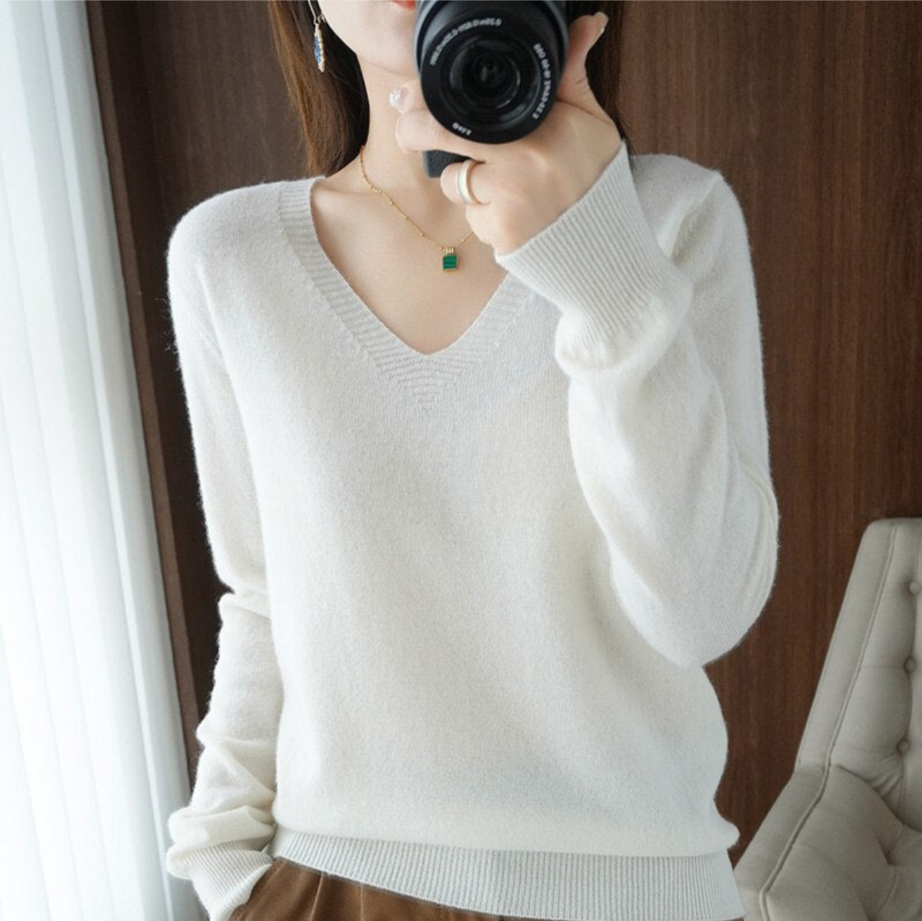 Pull Chic Femme Élégant
