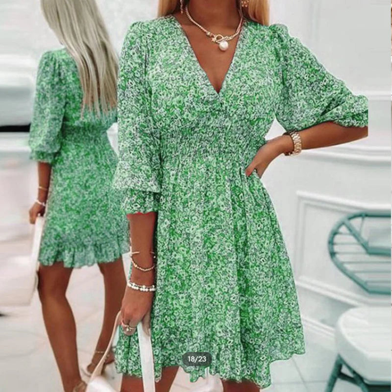 Robe Féminine Chic et Décontractée pour Femme | Taille Midi