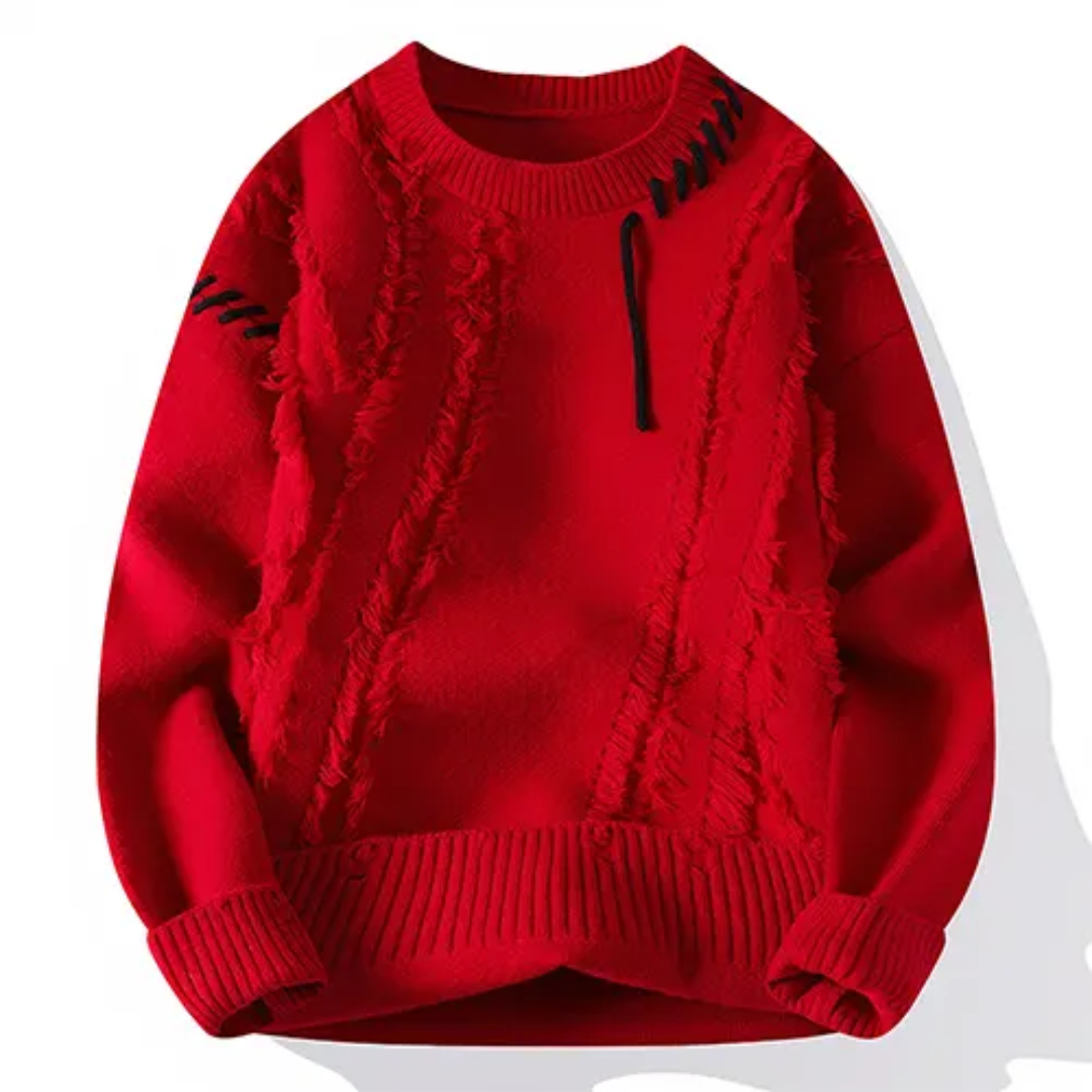 Chandail Hiver Patchwork Stylish Homme