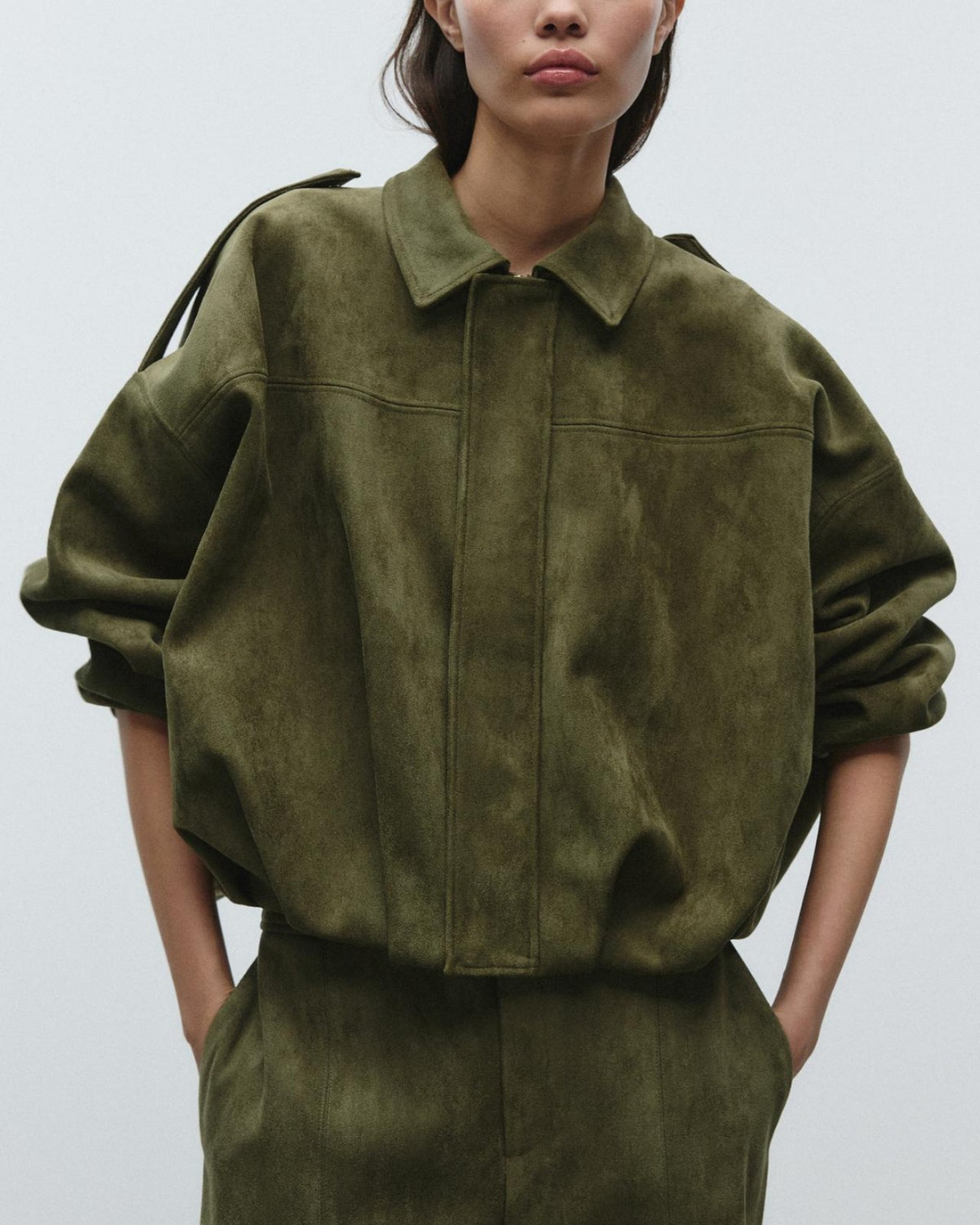 Manteau Femme Grande Taille - Veste Cuir Douce et Chic au Style Actuel