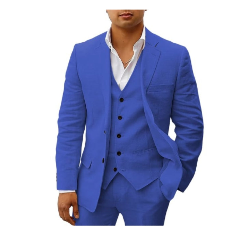 Costume Homme Élégant Trois Pièces Classique